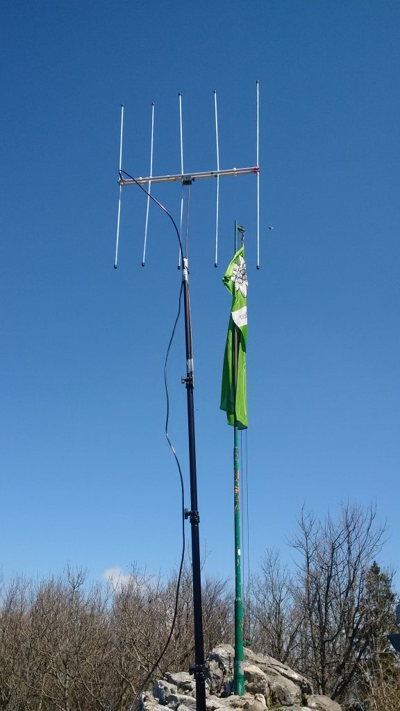 SOTA antenna for portable ham radio