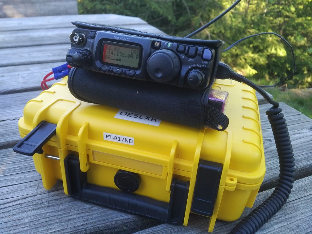 The Yaesu FT-817ND is my chosen radio for portable ham radio and SOTA.