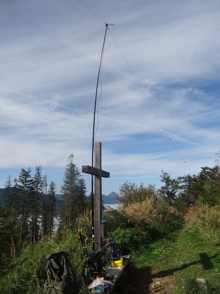 FT-817ND portable ham radio station for participation in EU SOTA Activity Day 2020