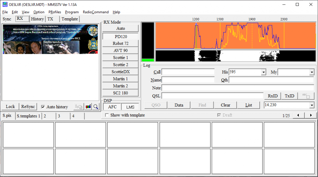 Learn how to decode SSTV images with MMSSTV.